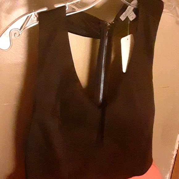 Sold Large Pink and black zipper razorback dress - Picture 2 of 9